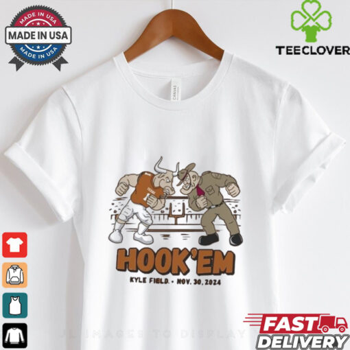 Texas Longhorns Standing Mascot Hook ‘Em Vs Texas A&M Shirt