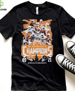 Texas Longhorns Team 2023 Dr Pepper Big 12 Champions 49 21 Oklahoma State Shirt