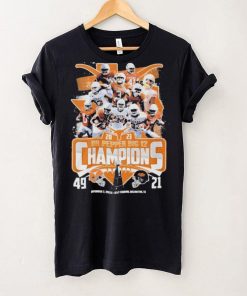 Texas Longhorns Team 2023 Dr Pepper Big 12 Champions 49 21 Oklahoma State Shirt