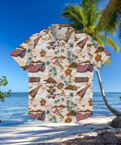 Texas Longhorns Thematic Stadium Print Hawaiian Shirt