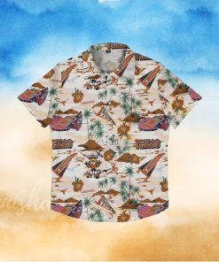 Texas Longhorns Thematic Stadium Print Hawaiian Shirt