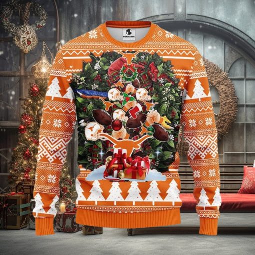 Texas Longhorns Tree Ugly Christmas Ugly Sweater Christmas Gift Ideas For Fans
