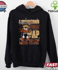 Texas Longhorns Turkey Nap Repeat Happy Thanksgiving Day Shirt