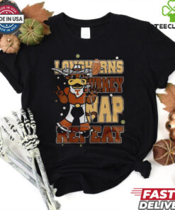 Texas Longhorns Turkey Nap Repeat Happy Thanksgiving Day Shirt
