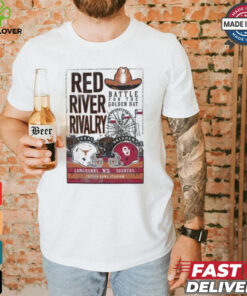 Texas Longhorns Vs Oklahoma Sooners Red River Rivalry Battle for the Golden Hat 2024 Shirt