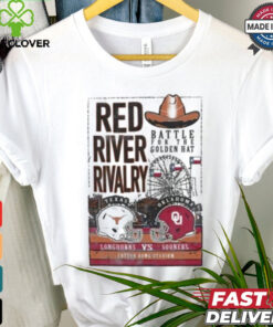 Texas Longhorns Vs Oklahoma Sooners Red River Rivalry Battle for the Golden Hat 2024 Shirt
