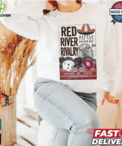 Texas Longhorns Vs Oklahoma Sooners Red River Rivalry Battle for the Golden Hat 2024 Shirt