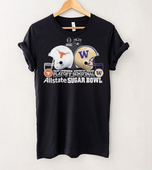 Texas Longhorns Vs Washington Huskies 2024 CFP Sugar Bowl Head To Head Shirt