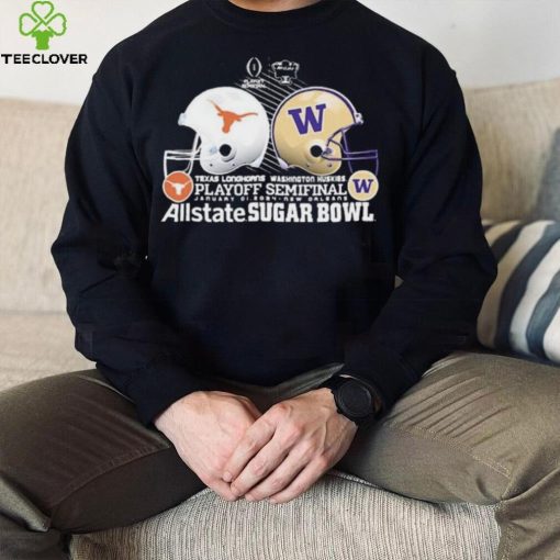 Texas Longhorns Vs Washington Huskies 2024 CFP Sugar Bowl Head To Head Shirt