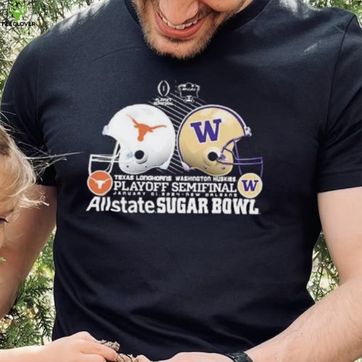 Texas Longhorns Vs Washington Huskies 2024 CFP Sugar Bowl Head To Head Shirt