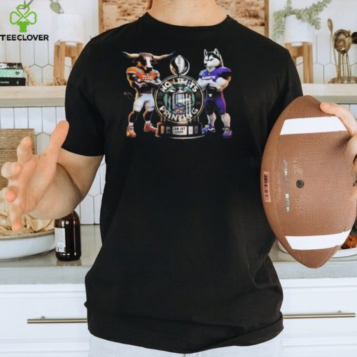 Texas Longhorns Vs Washington Huskies Mascot 2024 Sugar Bowl Playoffs T Shirt