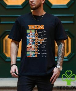 Texas Longhorns Women’s Softball Player Roster T Shir 2 Texas Longhorns Women’s Softball Player Roster T Shir