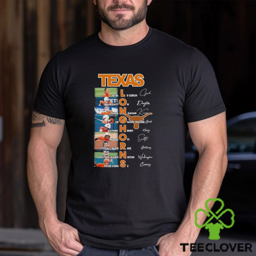 Texas Longhorns Women’s Softball Player Roster T Shir Texas Longhorns Women’s Softball Player Roster T Shir