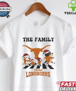 Texas Longhorns X Family Bluey Merry Christmas 2024 Shirt