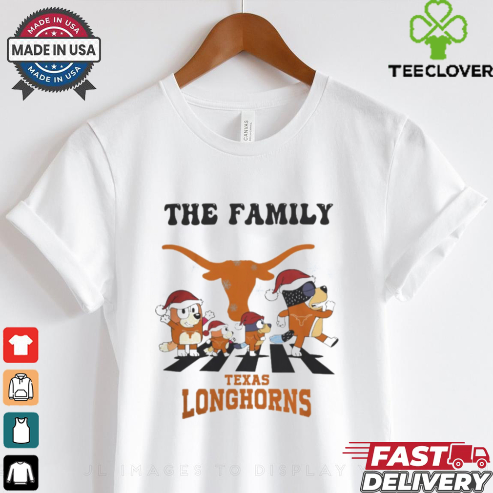 Texas Longhorns X Family Bluey Merry Christmas 2024 Shirt Texas Longhorns X Family Bluey Merry Christmas 2024 Shirt