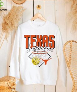 Texas Longhorns basketball nothing but net logo shirt