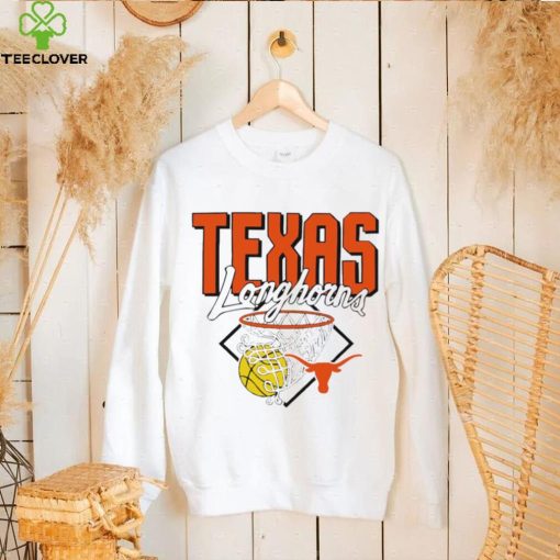 Texas Longhorns basketball nothing but net logo shirt