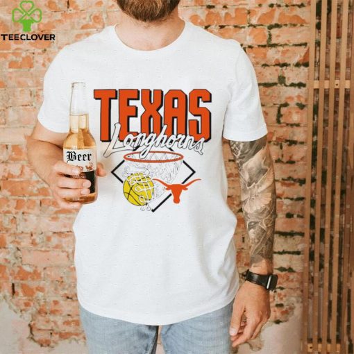 Texas Longhorns basketball nothing but net logo shirt