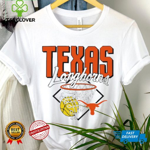 Texas Longhorns basketball nothing but net logo shirt