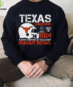 Texas Longhorns football 2024 playoff semifinal at the Allstate Sugar Bowl helmet logo shirt 5 Texas Longhorns football 2024 playoff semifinal at the Allstate Sugar Bowl helmet logo shirt
