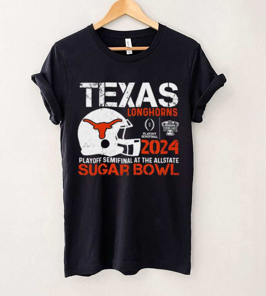 Texas Longhorns football 2024 playoff semifinal at the Allstate Sugar Bowl helmet logo shirt Texas Longhorns football 2024 playoff semifinal at the Allstate Sugar Bowl helmet logo shirt