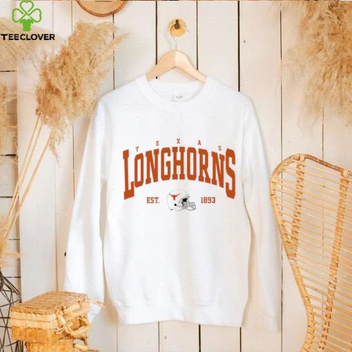 Texas Longhorns football est. 1893 helmet retro hoodie, sweater, longsleeve, shirt v-neck, t-shirt