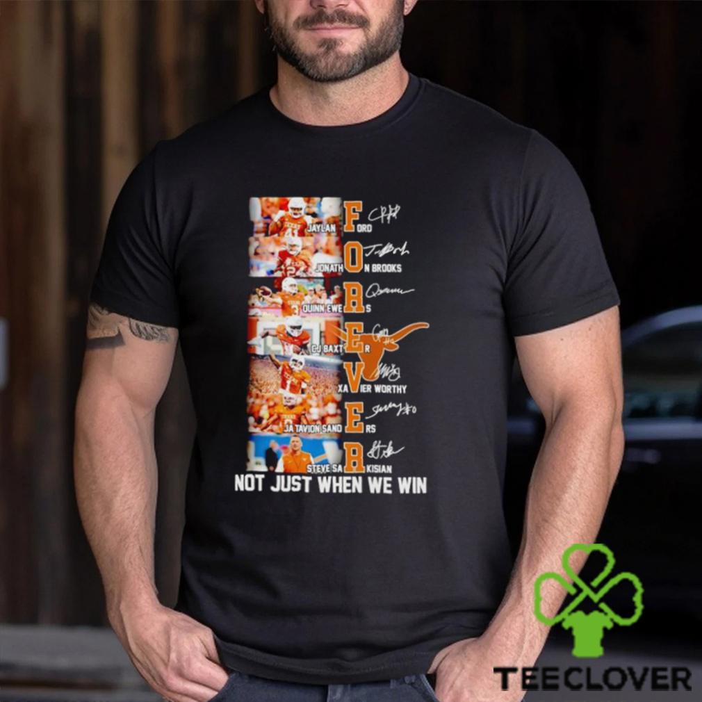 Texas Longhorns forever Jaylan Ford Jonathon Brooks Quinn Ewers signatures shirt Texas Longhorns forever Jaylan Ford Jonathon Brooks Quinn Ewers signatures shirt