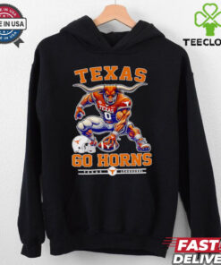 Texas Longhorns go horns football mascot shirt
