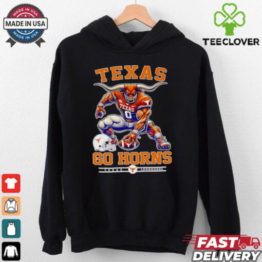 Texas Longhorns go horns football mascot shirt