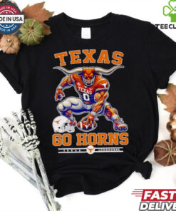 Texas Longhorns go horns football mascot shirt