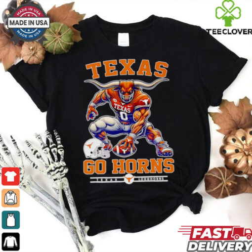 Texas Longhorns go horns football mascot shirt