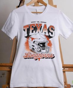 Texas Longhorns hook ’em horns helmet retro shirt