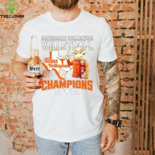 Texas Longhorns mascot Division I women’s volleyball Champions 2023 shirt