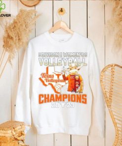Texas Longhorns mascot Division I women’s volleyball Champions 2023 shirt