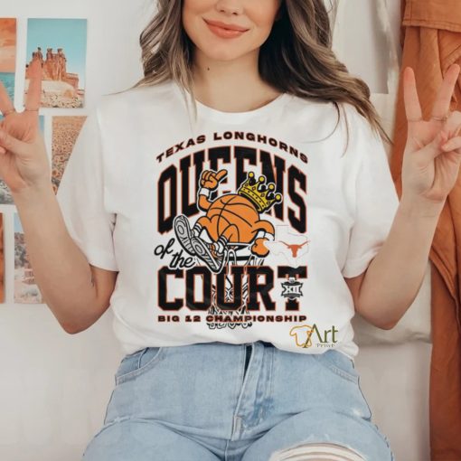 Texas Longhorns queens of the court big 12 Championship hoodie, sweater, longsleeve, shirt v-neck, t-shirt