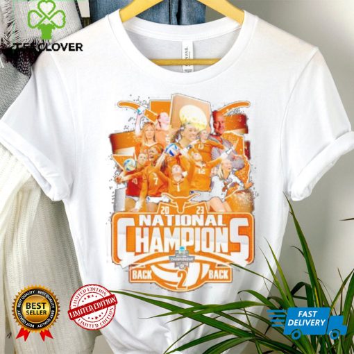 Texas Longhorns volleyball 2023 National Champions back 2 back hoodie, sweater, longsleeve, shirt v-neck, t-shirt