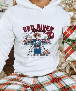 Texas Longhorns vs Oklahoma Sooners Red River Rivalry Match Up Washed T Shirt