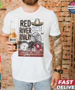 Texas Longhorns vs. Oklahoma Sooners Red River Rivalry Battle For The Golden Hat t shirt