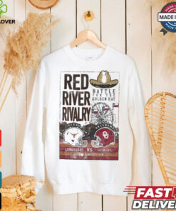 Texas Longhorns vs. Oklahoma Sooners Red River Rivalry Battle For The Golden Hat t shirt