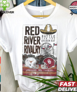 Texas Longhorns vs. Oklahoma Sooners Red River Rivalry Battle For The Golden Hat t shirt