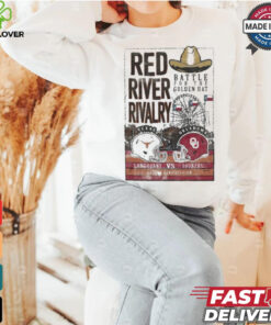 Texas Longhorns vs. Oklahoma Sooners Red River Rivalry Battle For The Golden Hat t shirt