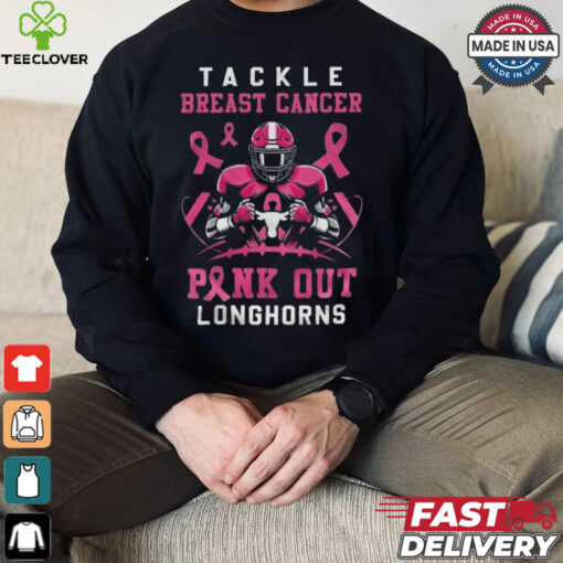 Texas Longhorns – Tackle Breast Cancer Shirt