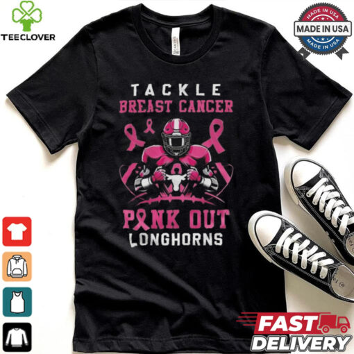 Texas Longhorns – Tackle Breast Cancer Shirt