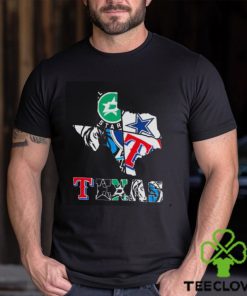 Texas Maps Sports Teams Logo 2024 Shirt