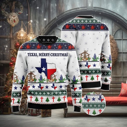 Texas Merry Christmas Family Gift Ugly Christmas Sweater