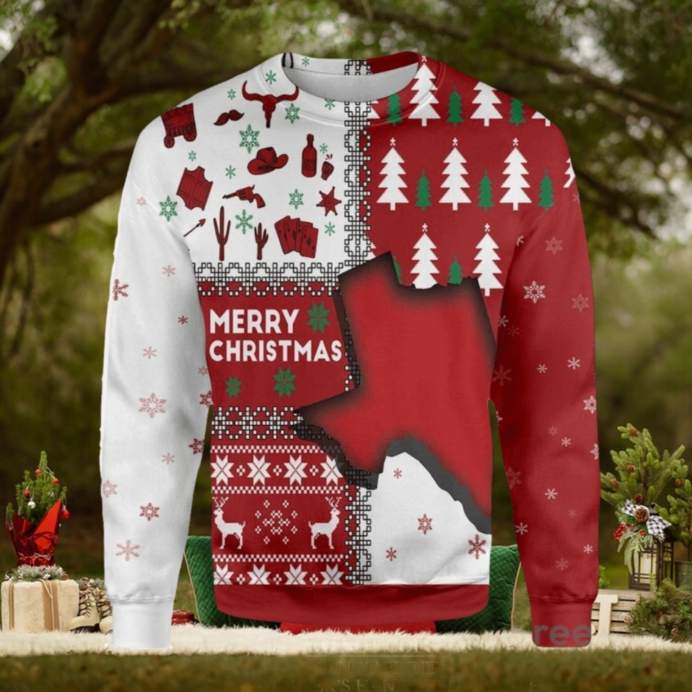 Texas Merry Christmas Ugly Sweater For Men Women Texas Merry Christmas Ugly Sweater For Men Women