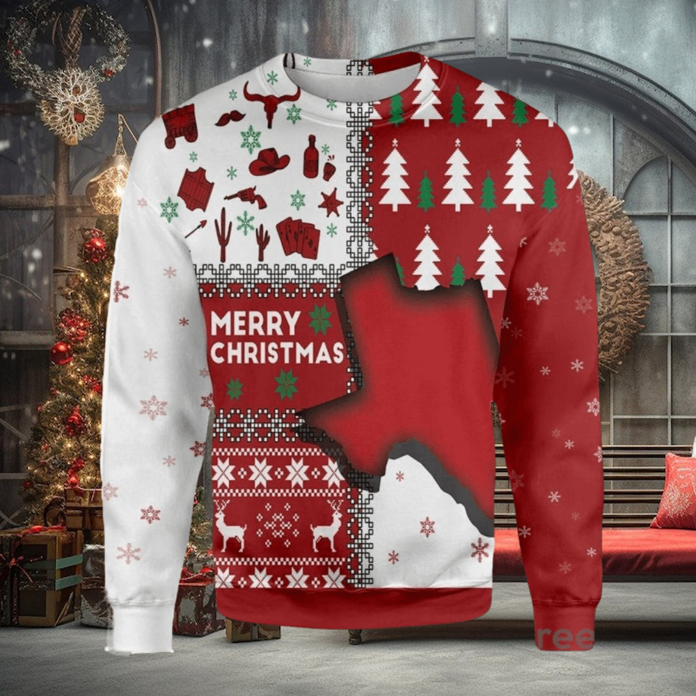 Texas Merry Christmas Ugly Sweater For Men Women Texas Merry Christmas Ugly Sweater For Men Women