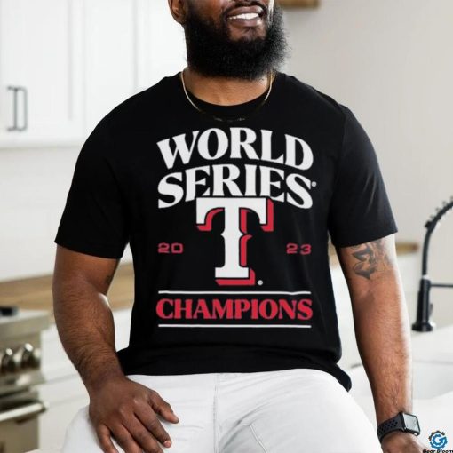 Texas Rangers 2023 World Series Champions Signature Roster Shirt