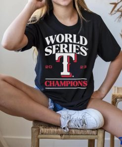 Texas Rangers 2023 World Series Champions Signature Roster Shirt