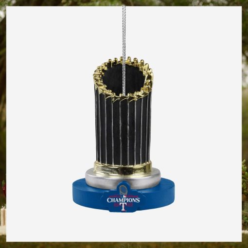 Texas Rangers 2023 World Series Champions Trophy Ornament